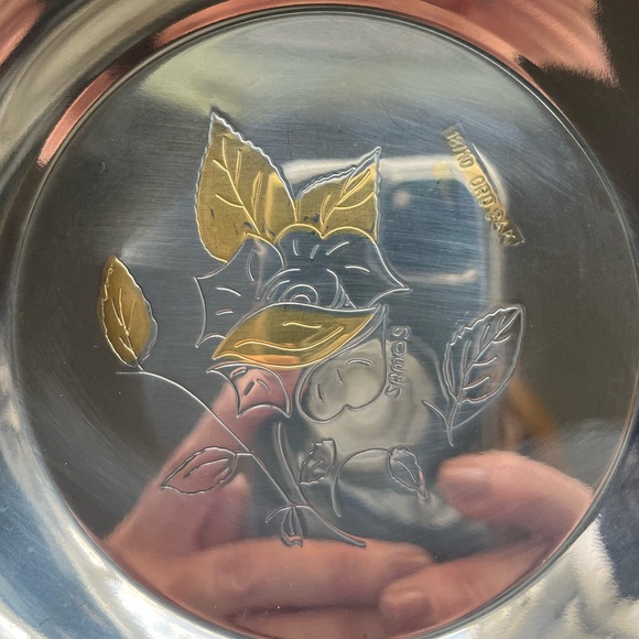 Samos Chantall 18/10 ORO 24kt gold plated stainless serving bowls. - Picture 4 of 4